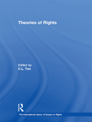 cover image of Theories of Rights